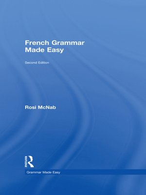 cover image of French Grammar Made Easy